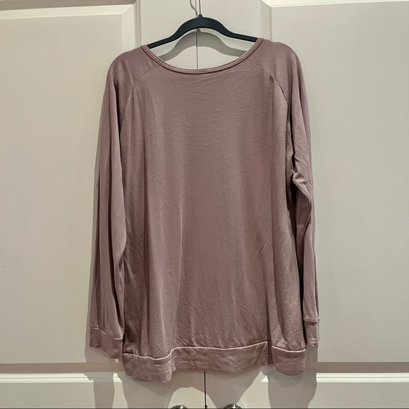 Mauve bamboo pullover - Picture 7 of 8